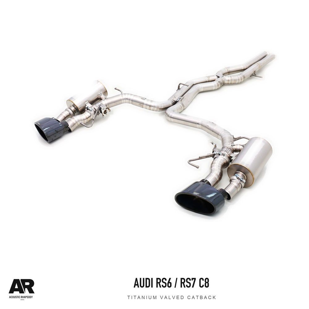AR Audi RS6/RS7 C8 Titanium Valved Catback