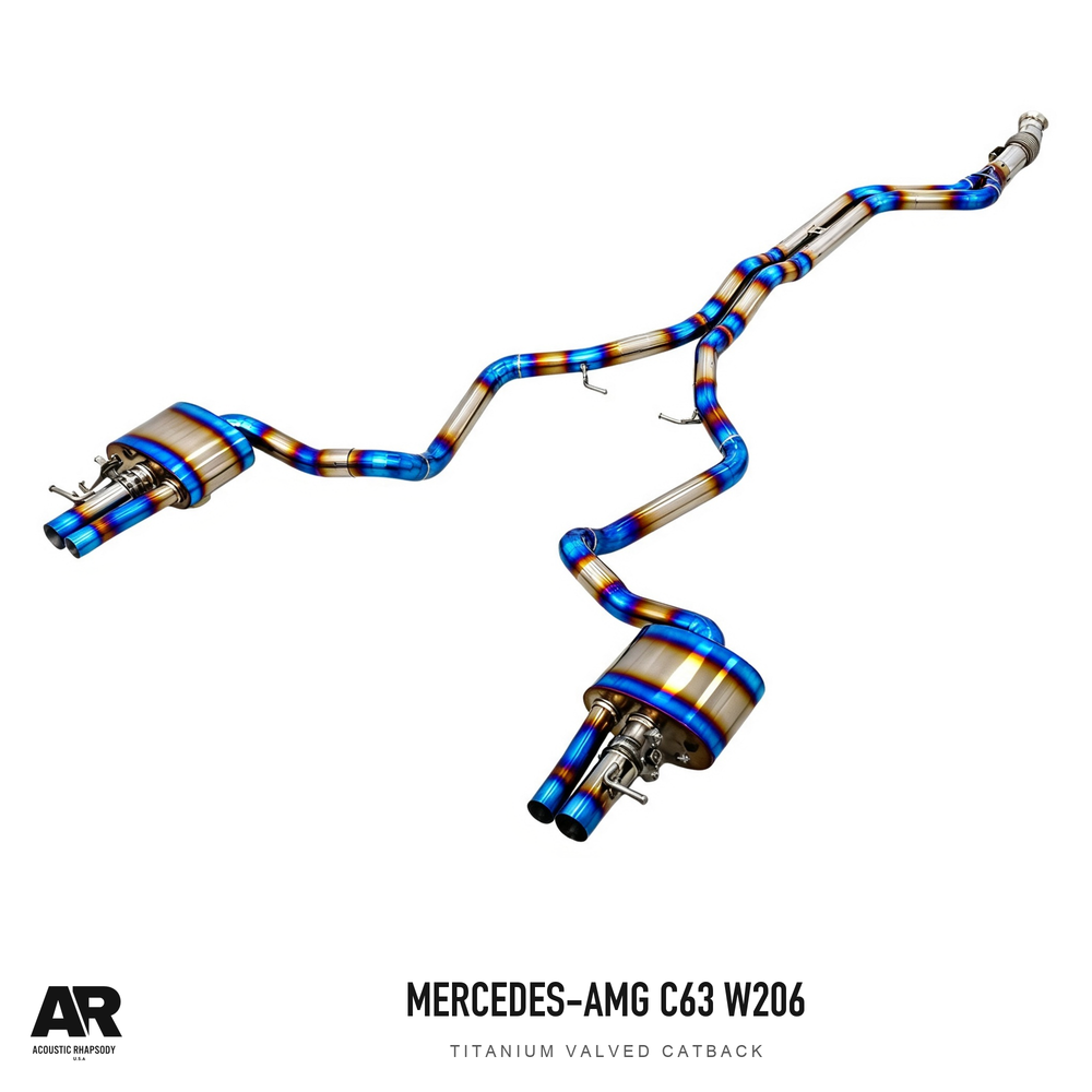 AR Mercedes-AMG C63 W206 Titanium Valved Catback