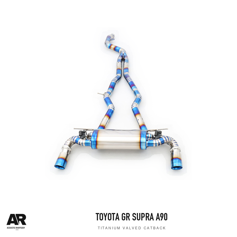 AR Toyota GR Supra A90 Titanium Valved Catback