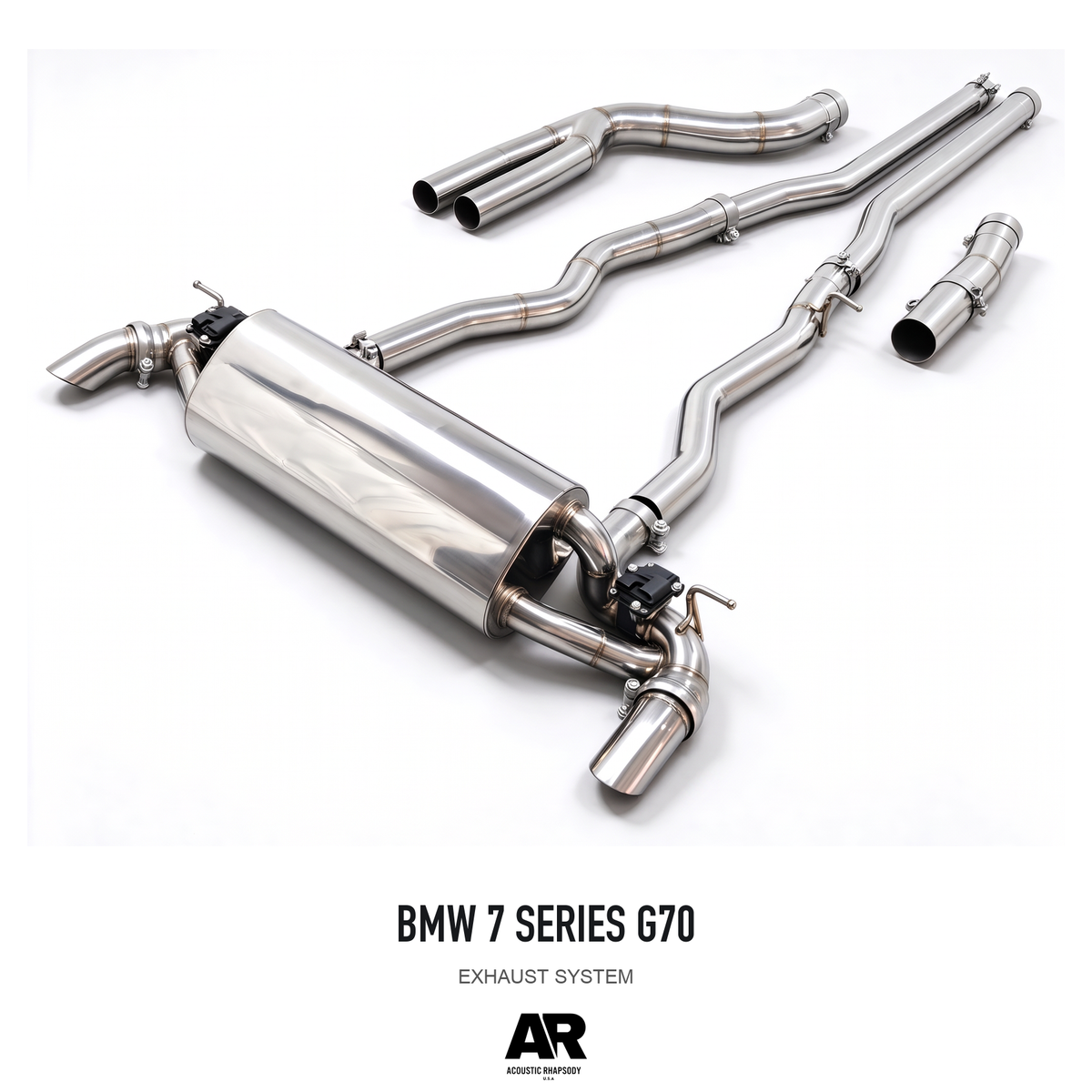 BMW 7 SERIES G70 — photographed assembly view 1; AR-styled presentation.