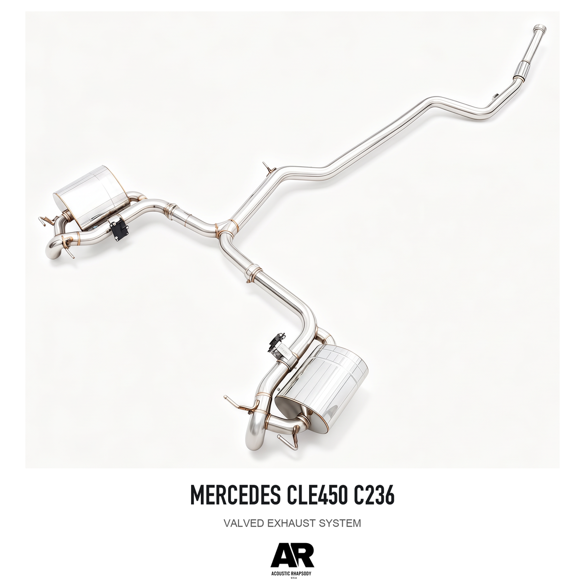 MERCEDES CLE450 C236 — photographed assembly view 1; AR-styled presentation.