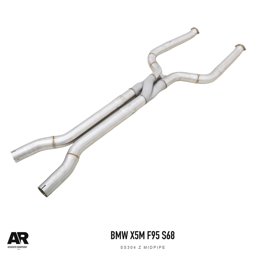 AR BMW X5M F95 S68 SS304 Z Midpipe